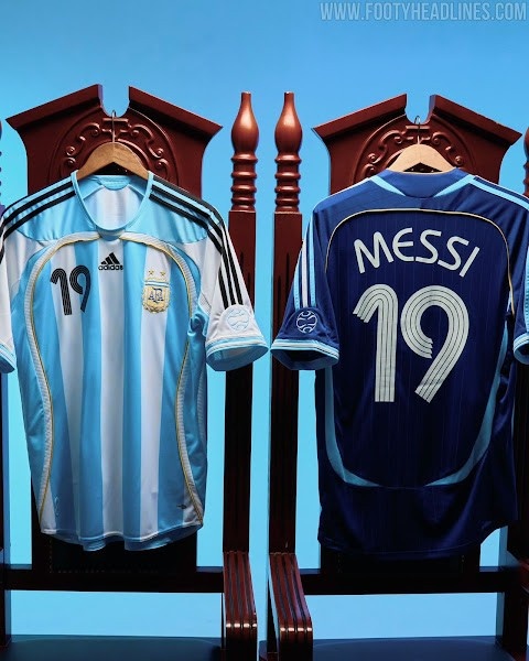 登录入口-阿迪达斯发布阿根廷06世界杯复刻版球衣，提供梅西19号印字版本
